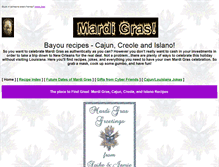 Tablet Screenshot of mardigras.spike-jamie.com