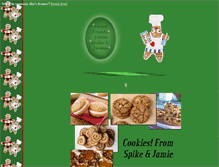 Tablet Screenshot of cookies.spike-jamie.com